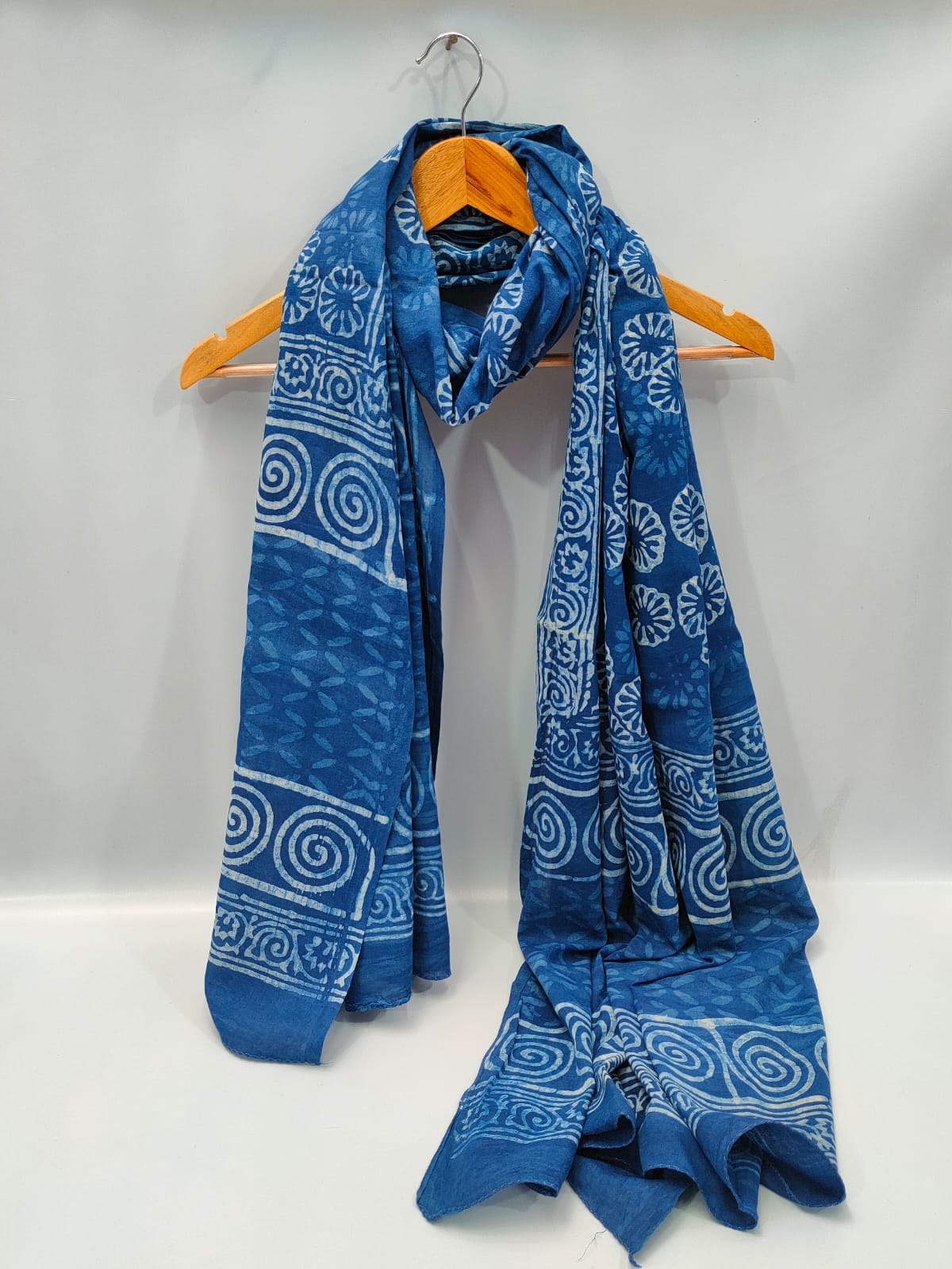Cotton Dupatta Block Printed