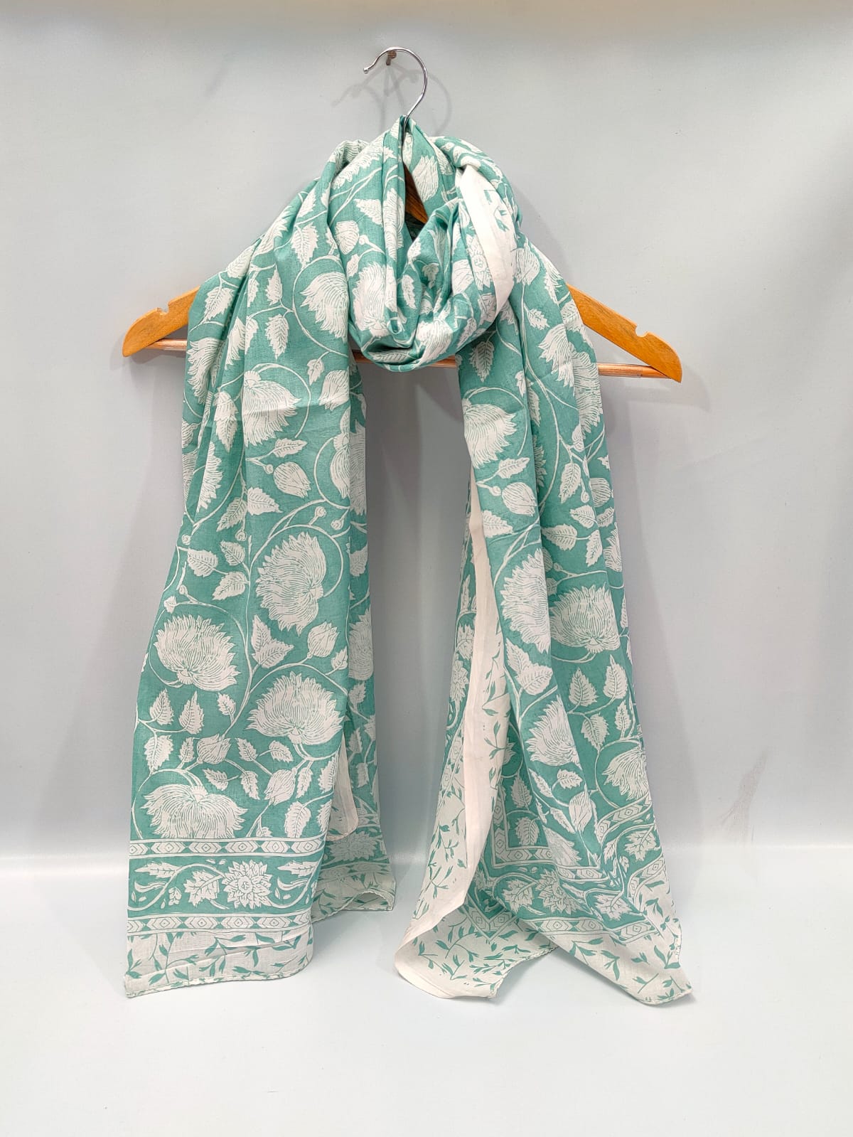 2 meter hand block printed Dupatta Stole