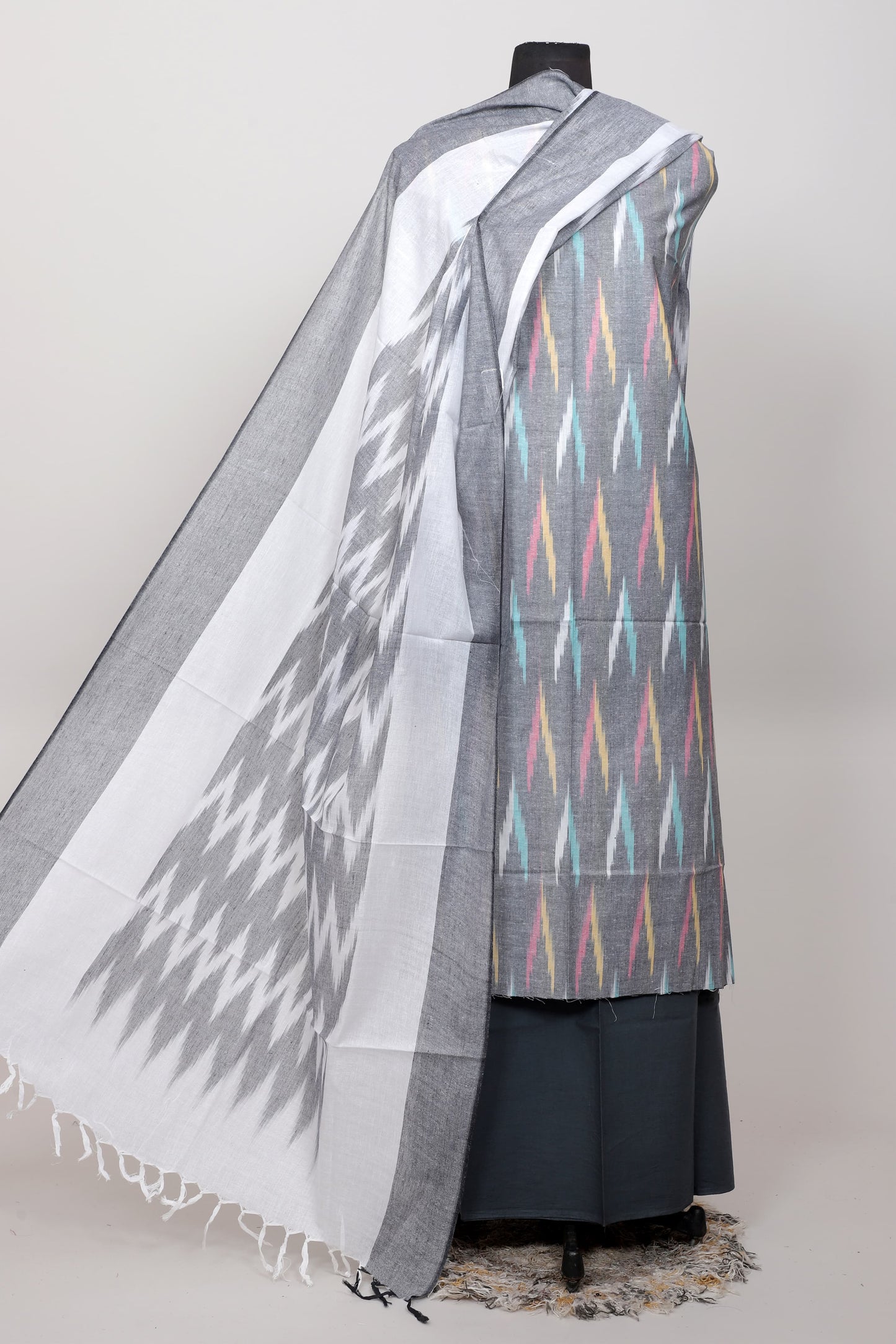 Handloom Weaving Bhagalpuri ikkat Suit Set - TSPSGBIK8
