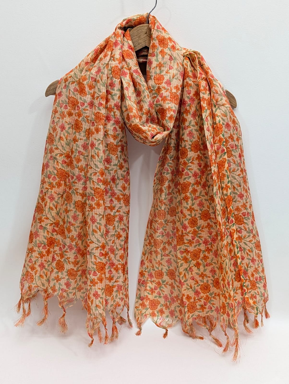 2 meter hand block printed Dupatta Stole