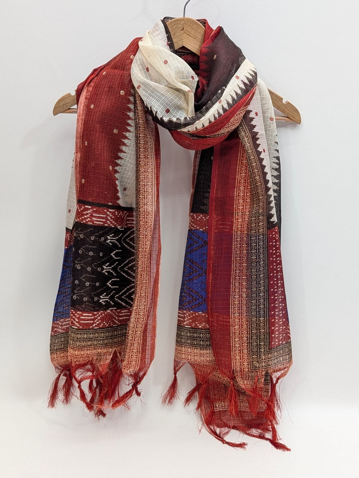 2 meter hand block printed Dupatta Stole