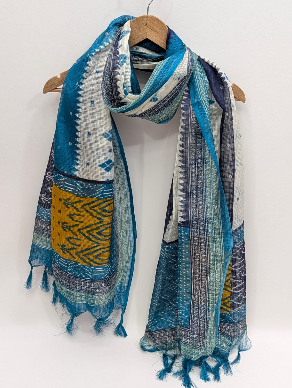 2 meter hand block printed Dupatta Stole