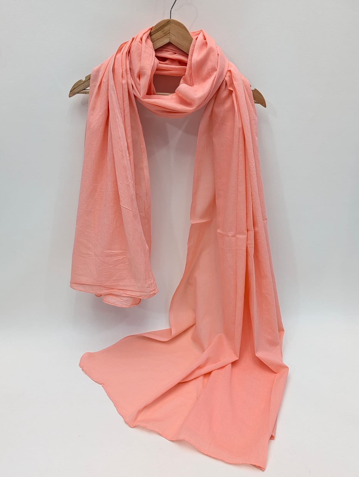 Plain Mul Cotton Dupatta