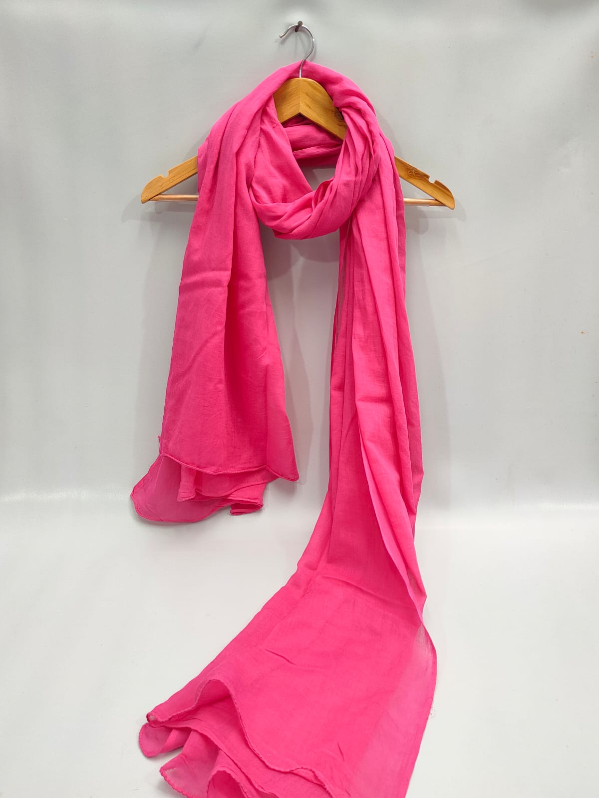 Mul Cotton Solid Dye Dupatta
