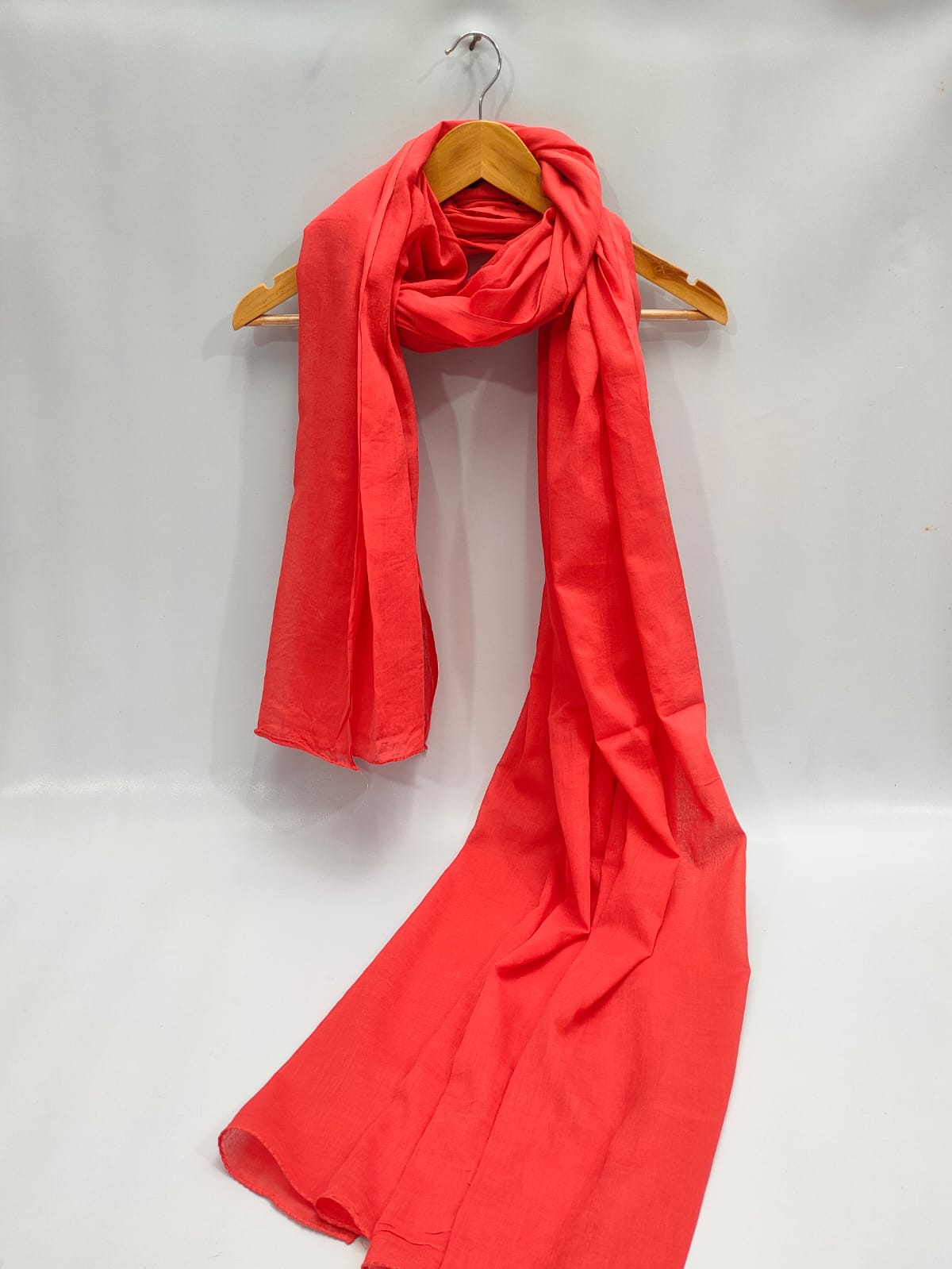 Mul Cotton Solid Dye Dupatta