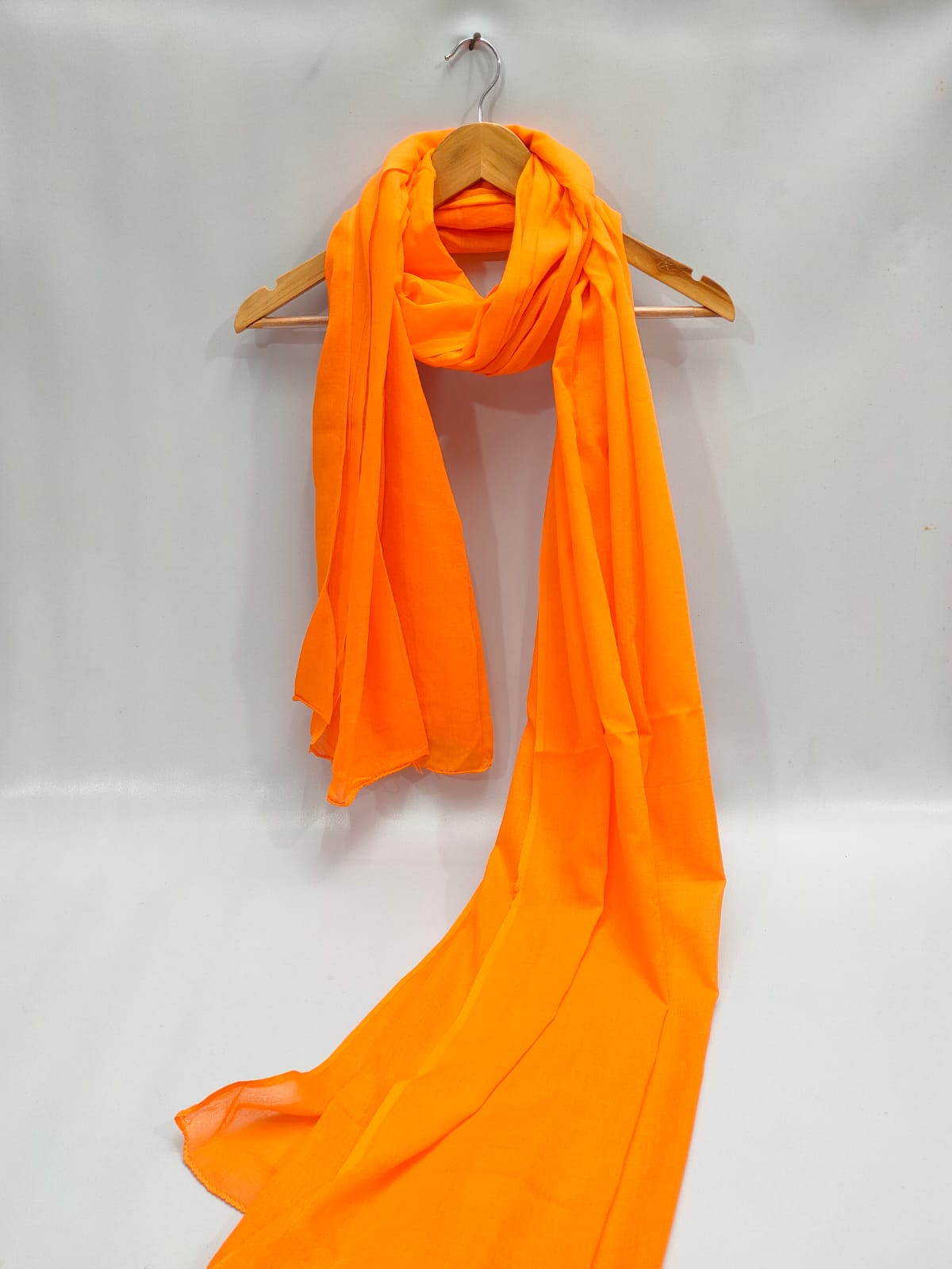 Mul Cotton Solid Dye Dupatta