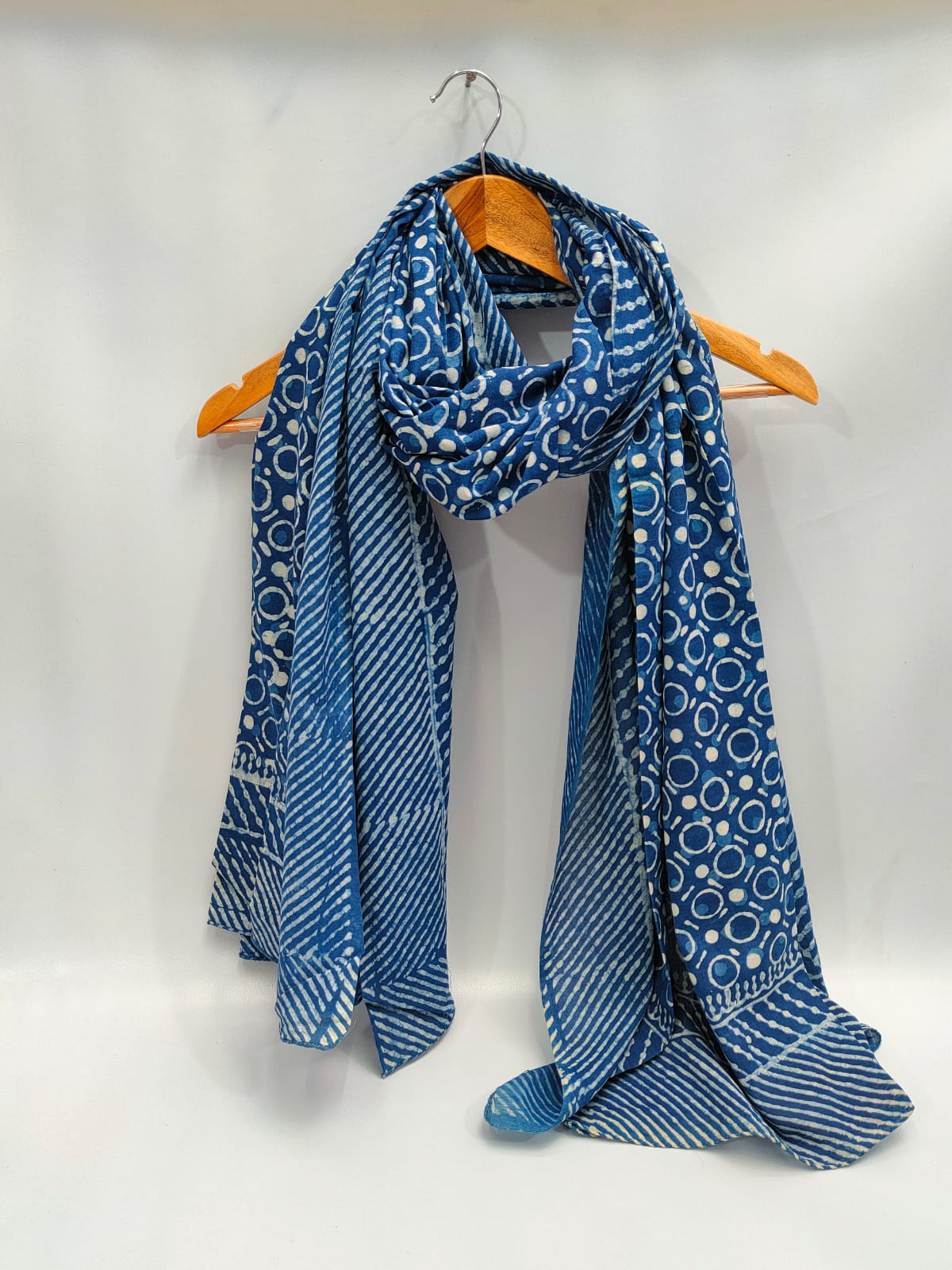 2 meter cotton Stole Dupatta Hand block printed