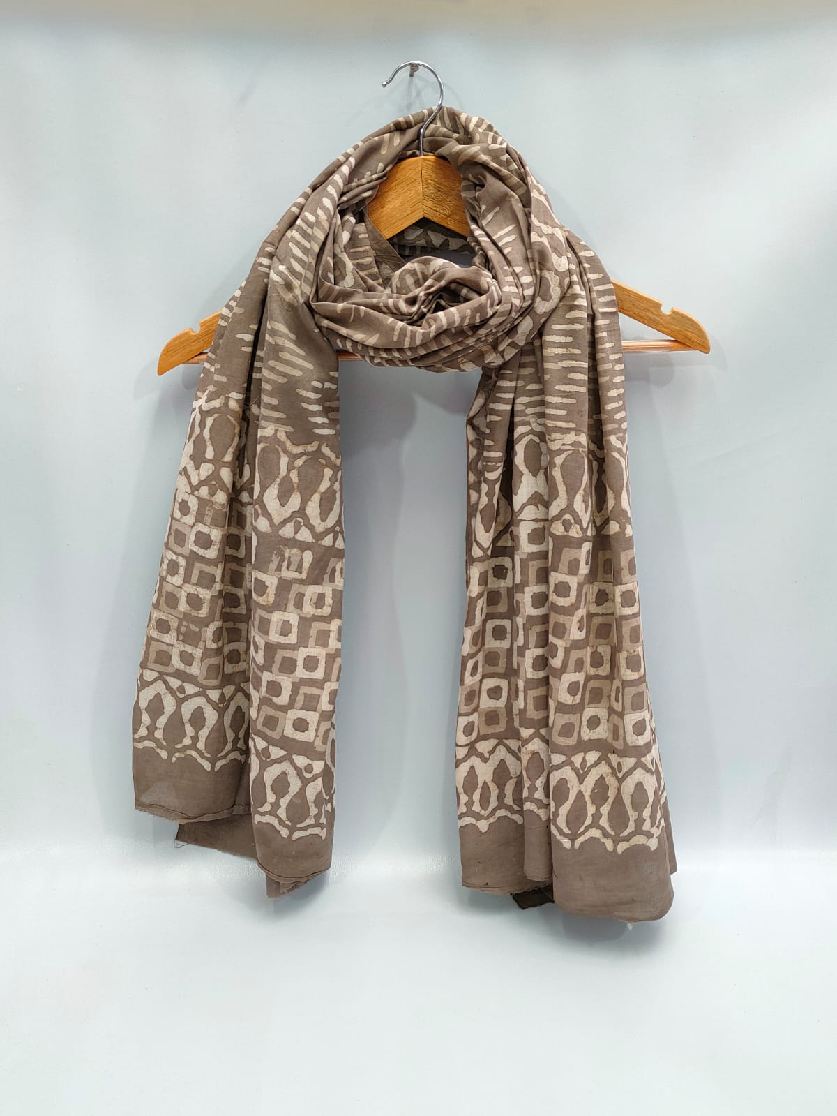 2 meter cotton Stole Dupatta Hand block printed