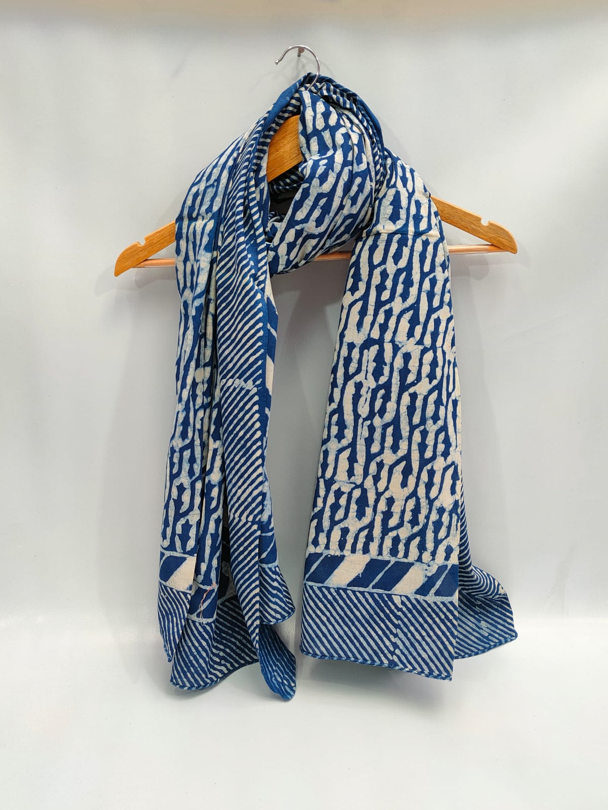 2 meter cotton Stole Dupatta Hand block printed