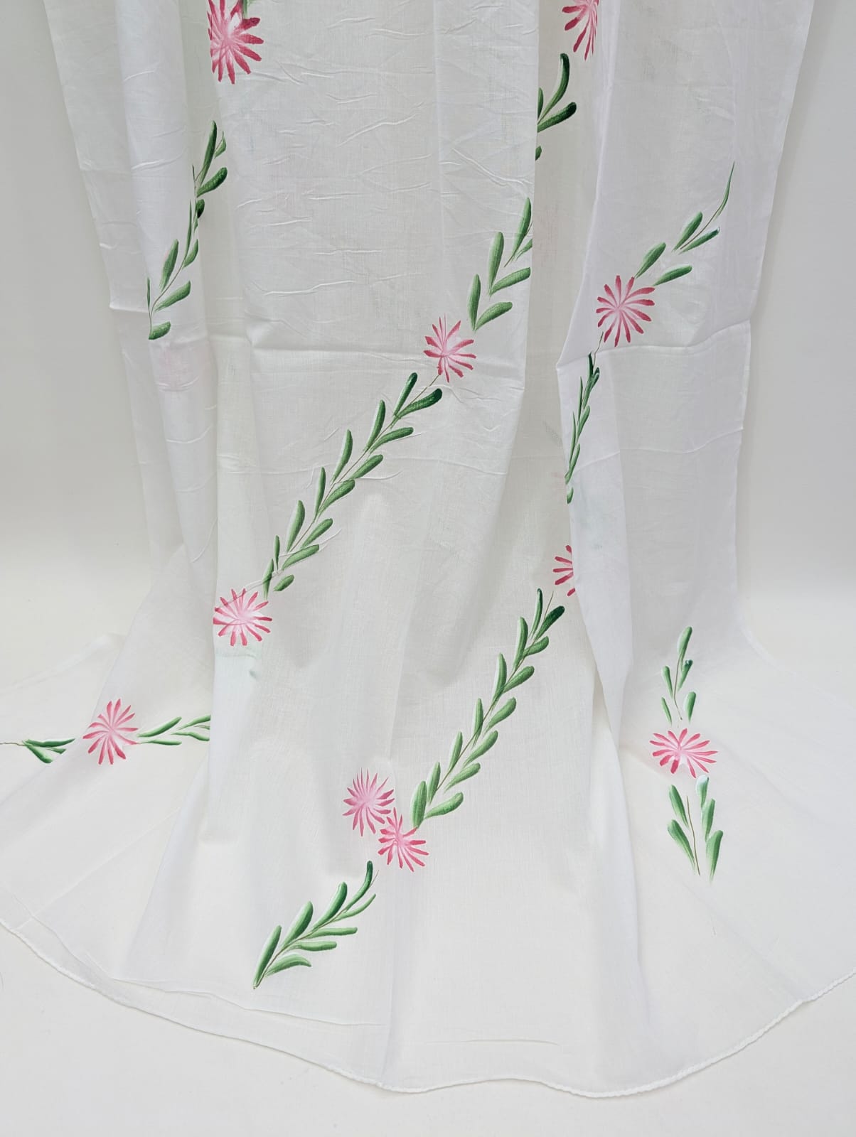 2.5 Meter Brush Paint Cotton Dupatta - TSPBPD21