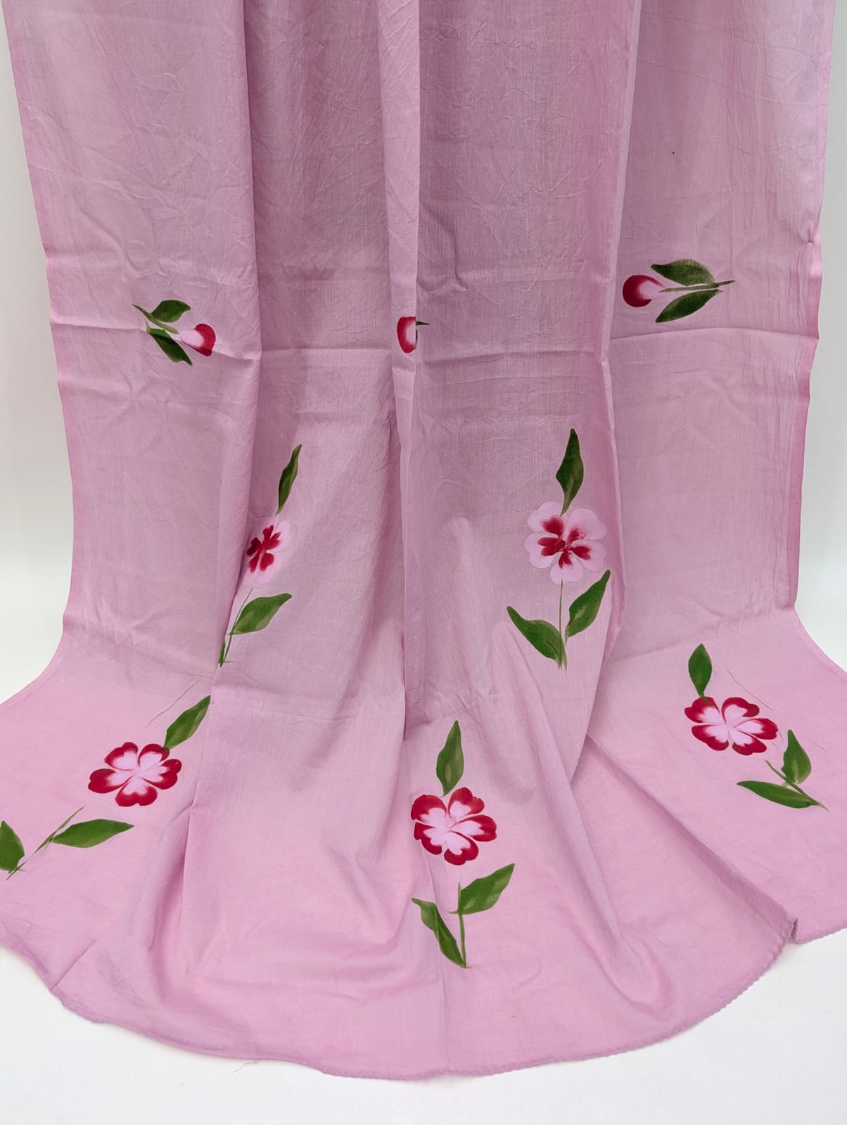 2.5 Meter Brush Paint Cotton Dupatta - TSPBPD17