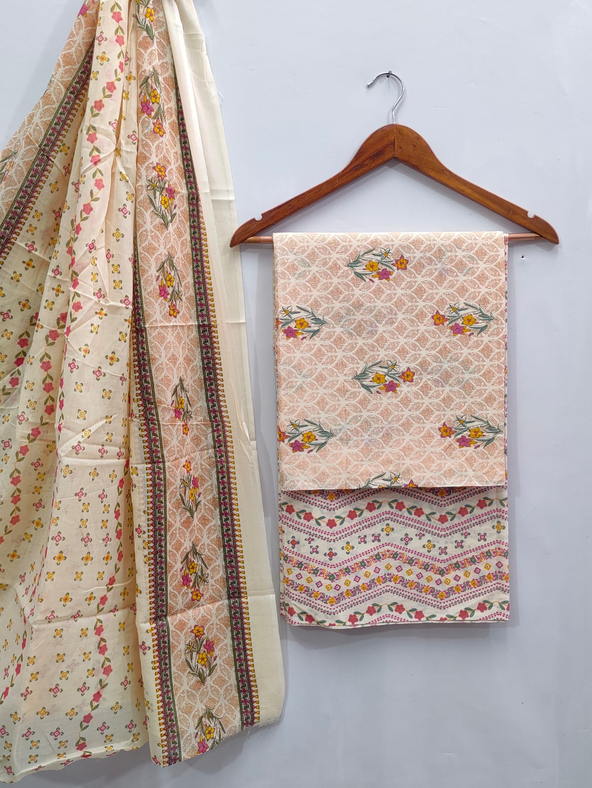 soft cotton salwar suit set for summer