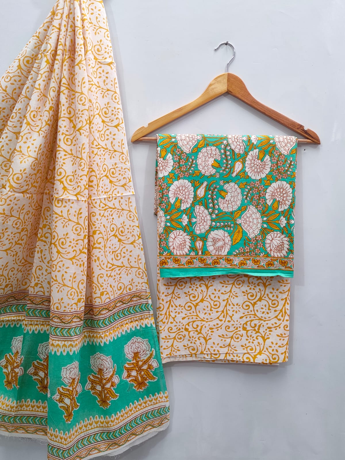 soft cotton salwar suit set for summer