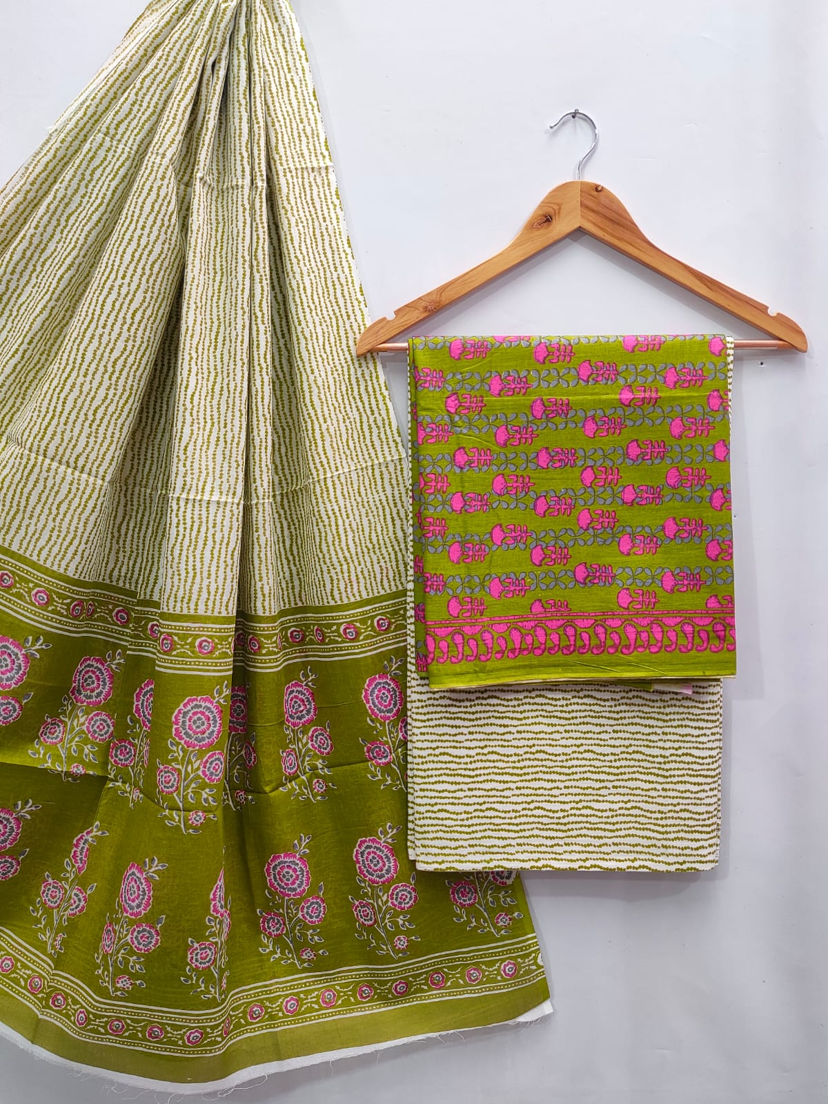 soft cotton salwar suit set for summer
