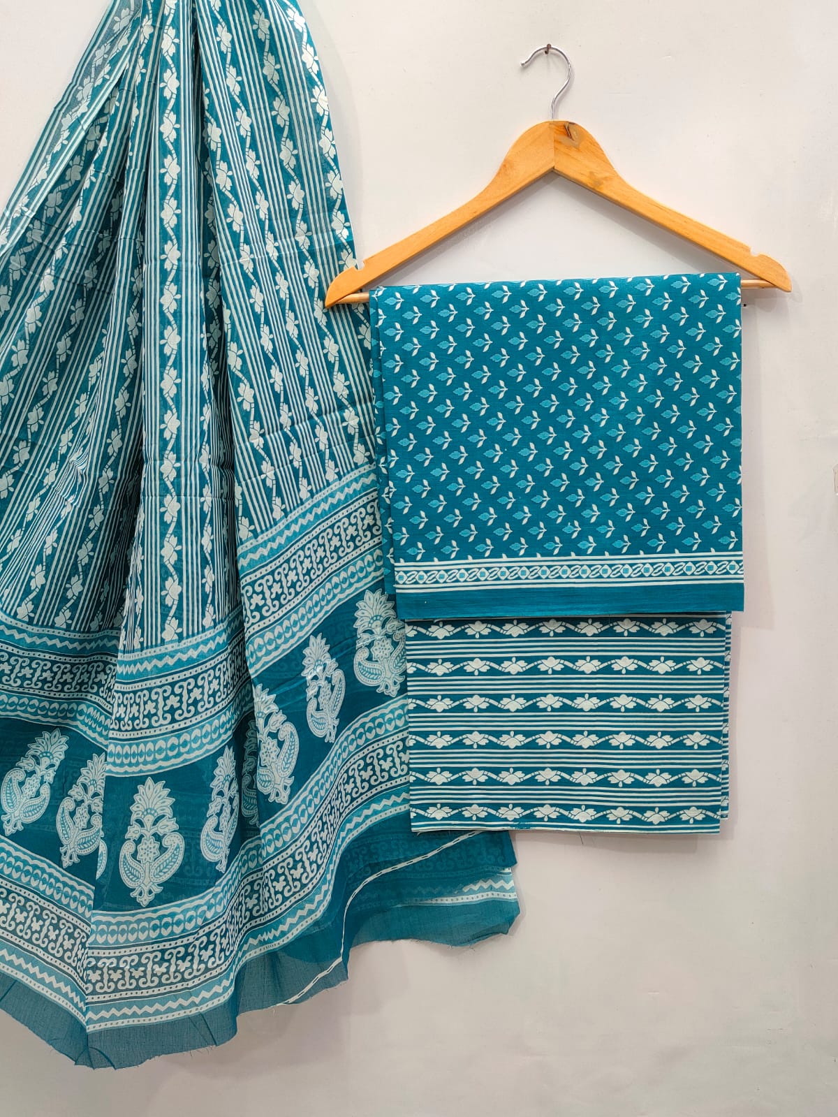 soft cotton salwar suit set for summer
