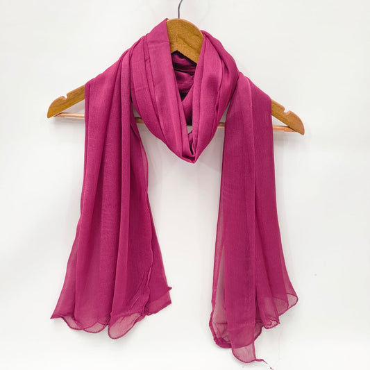 Chiffon Dupatta Plain Dye Chiffon Dupatta