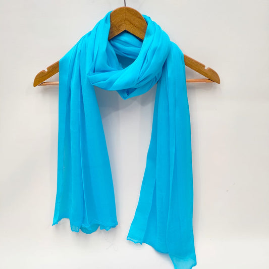 Chiffon Dupatta Plain Dye Chiffon Dupatta