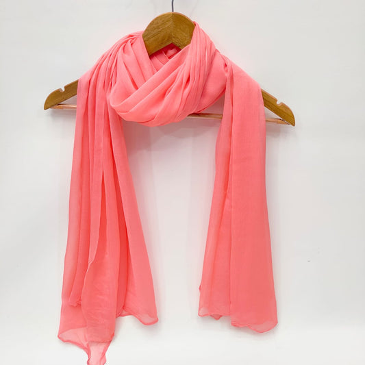 Chiffon Dupatta Plain Dye Chiffon Dupatta