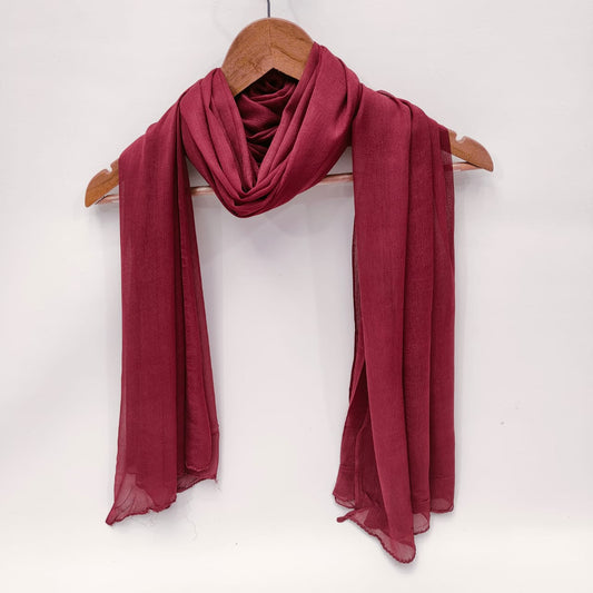 Chiffon Dupatta Plain Dye Chiffon Dupatta