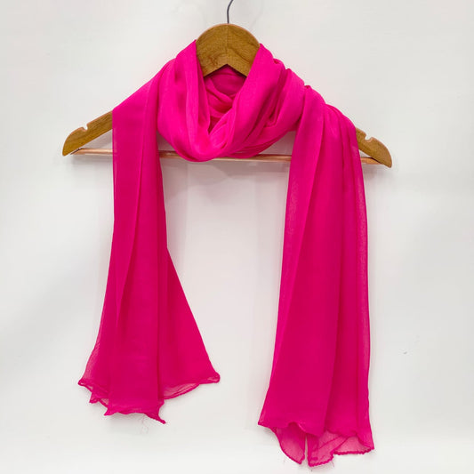 Chiffon Dupatta Plain Dye Chiffon Dupatta