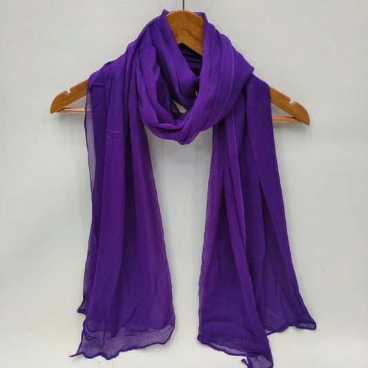 Chiffon Dupatta Plain Dye Chiffon Dupatta