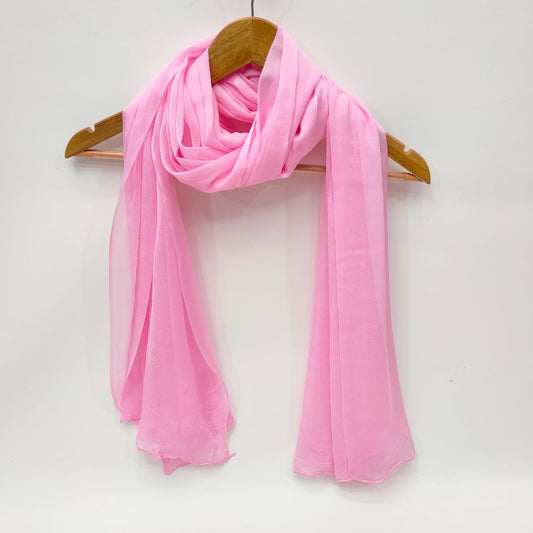 Chiffon Dupatta Plain Dye Chiffon Dupatta