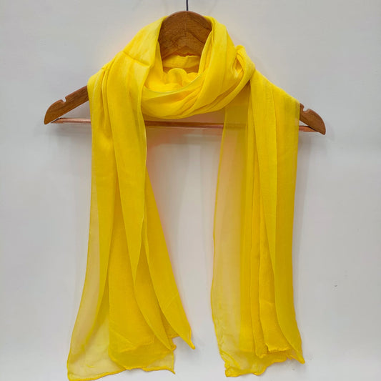 Chiffon Dupatta Plain Dye Chiffon Dupatta