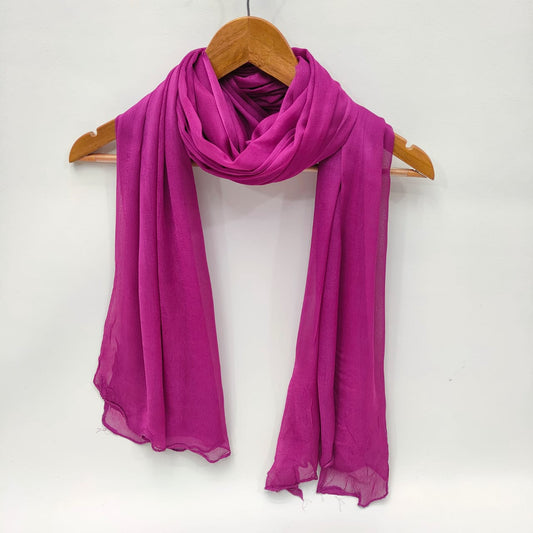 Chiffon Dupatta Plain Dye Chiffon Dupatta