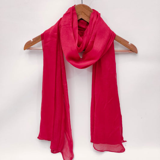 Chiffon Dupatta Plain Dye Chiffon Dupatta