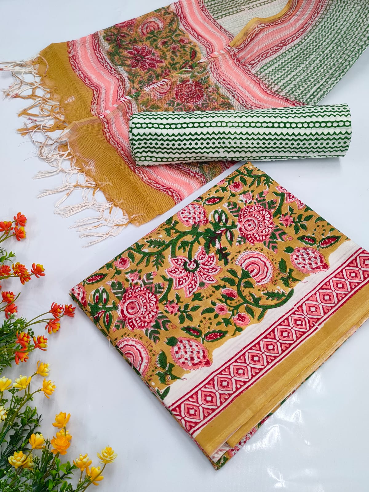 Kota Doriya Dupatta Suit Set
