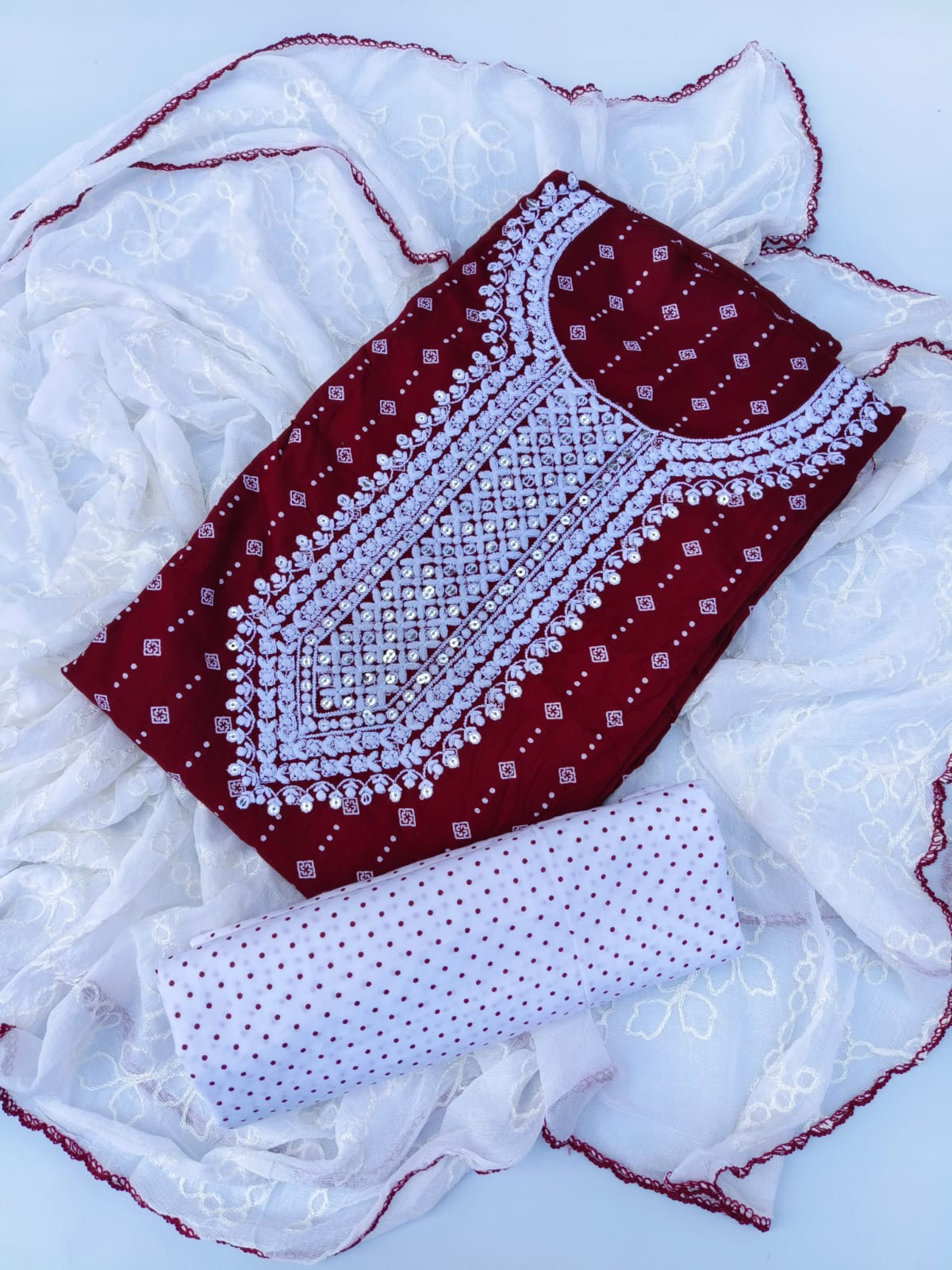 Rayon Embroidered Suits