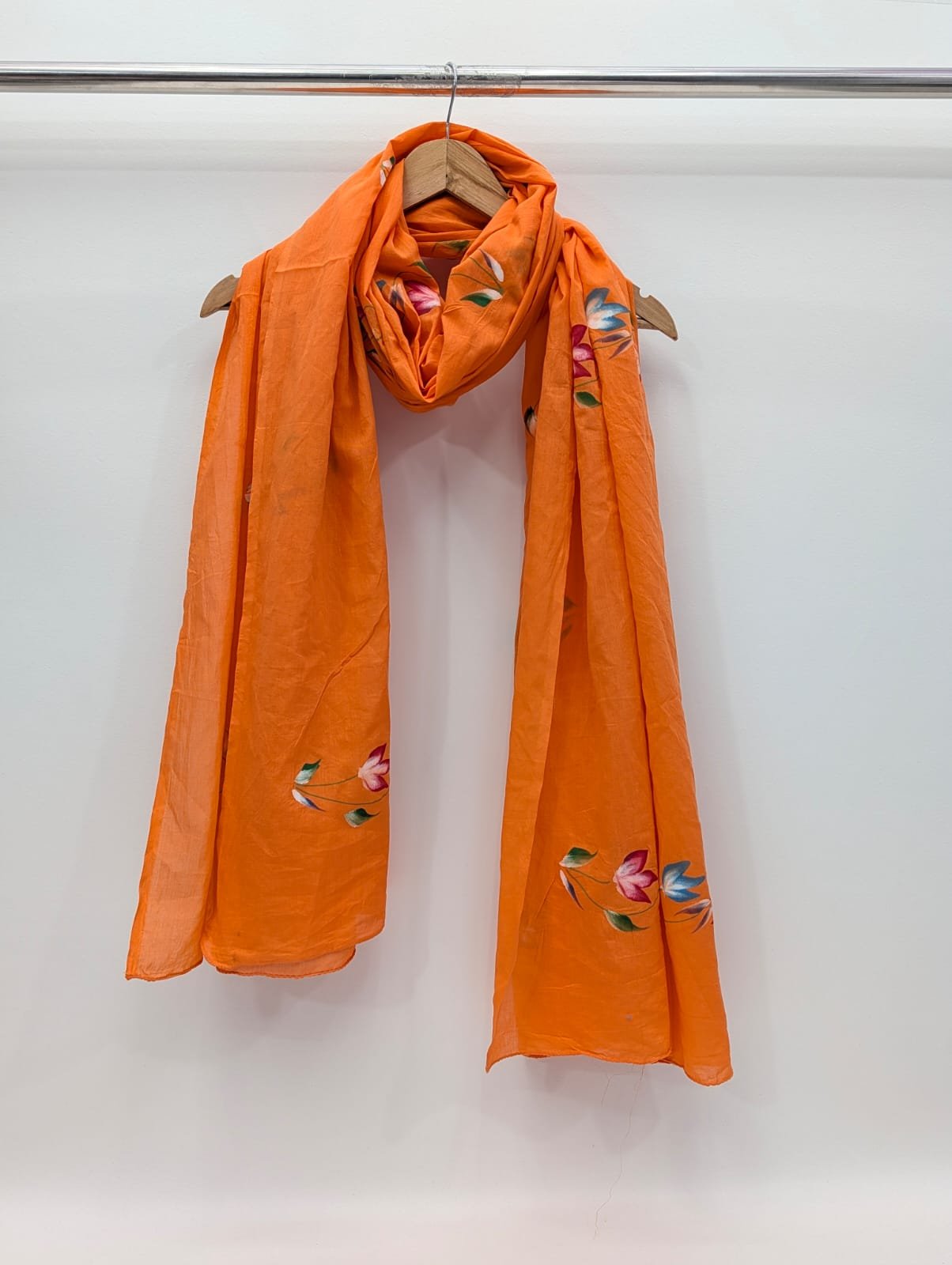 Brush Paint Cotton Dupatta