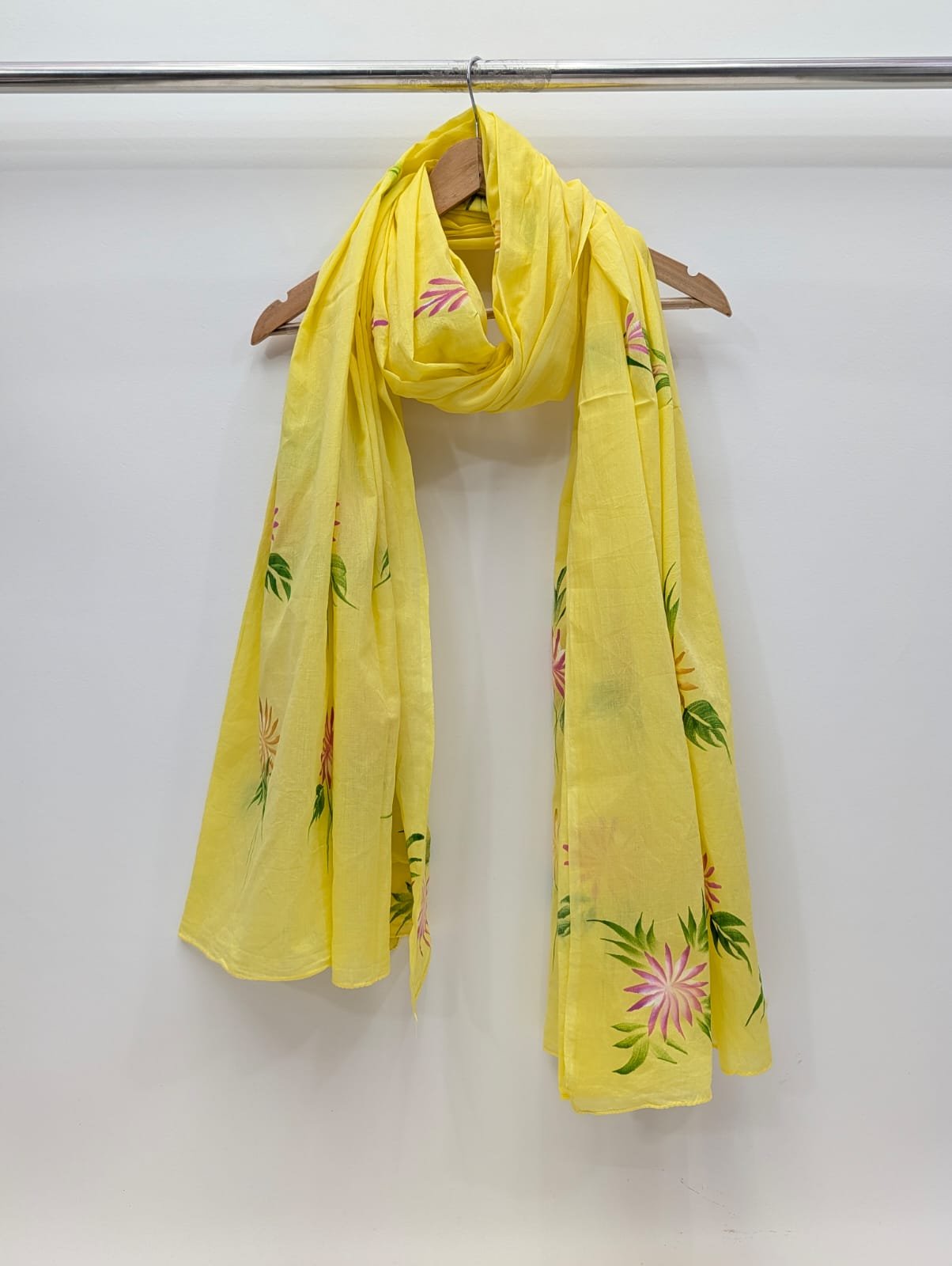 Brush Paint Cotton Dupatta