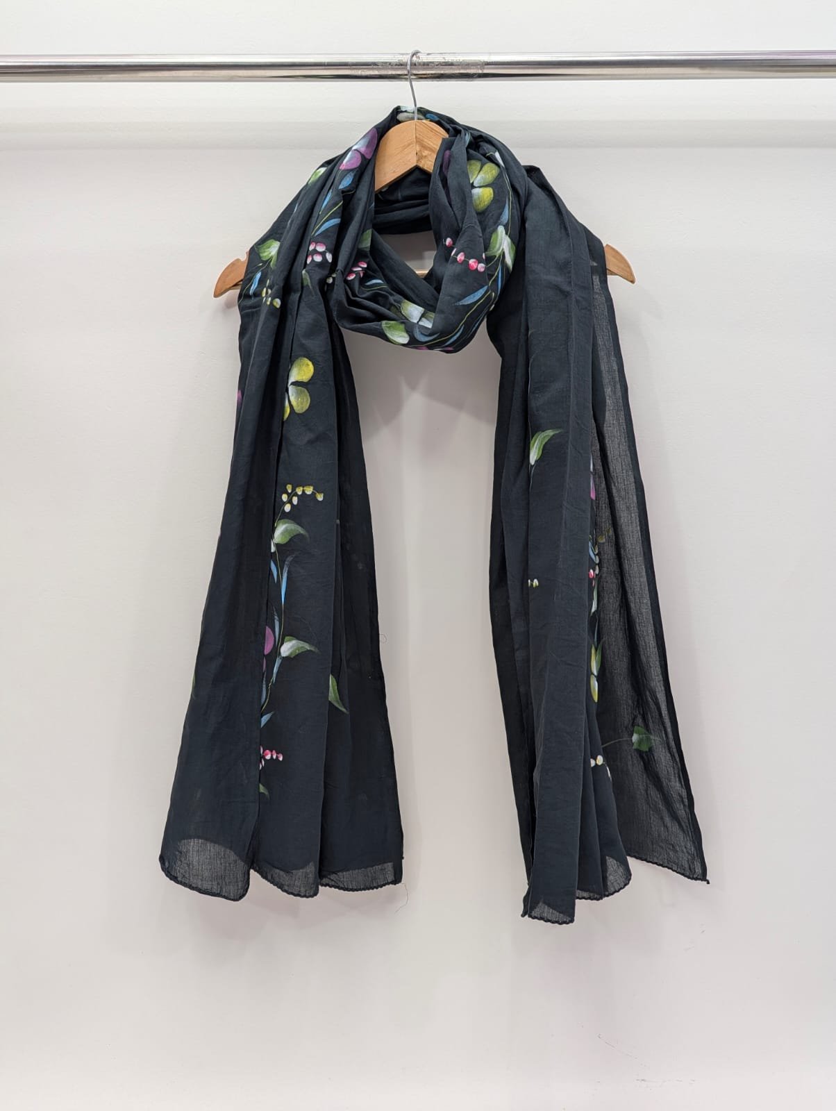 Brush Paint Cotton Dupatta