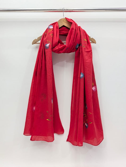 Brush Paint Cotton Dupatta