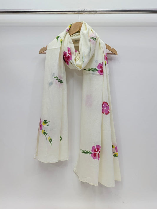Brush Paint Cotton Dupatta