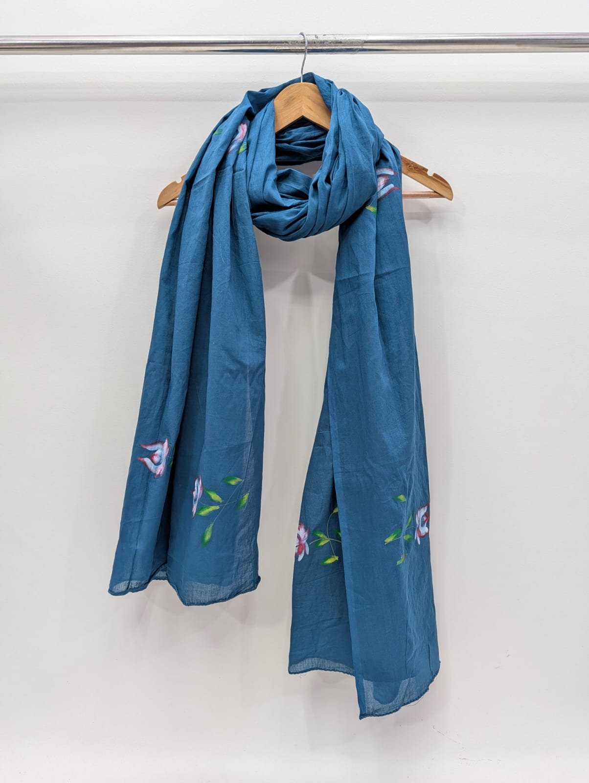 Brush Paint Cotton Dupatta