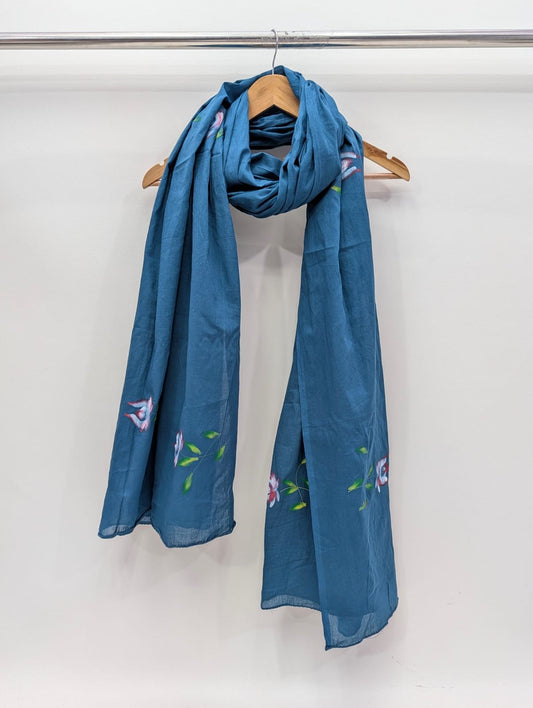 Brush Paint Cotton Dupatta