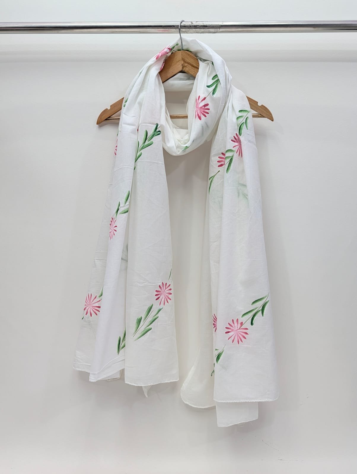 Brush Paint Cotton Dupatta