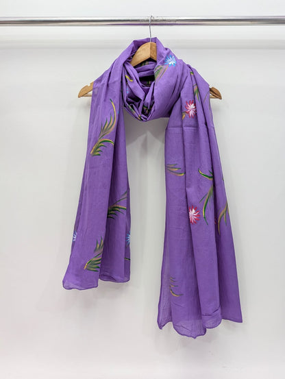Brush Paint Cotton Dupatta