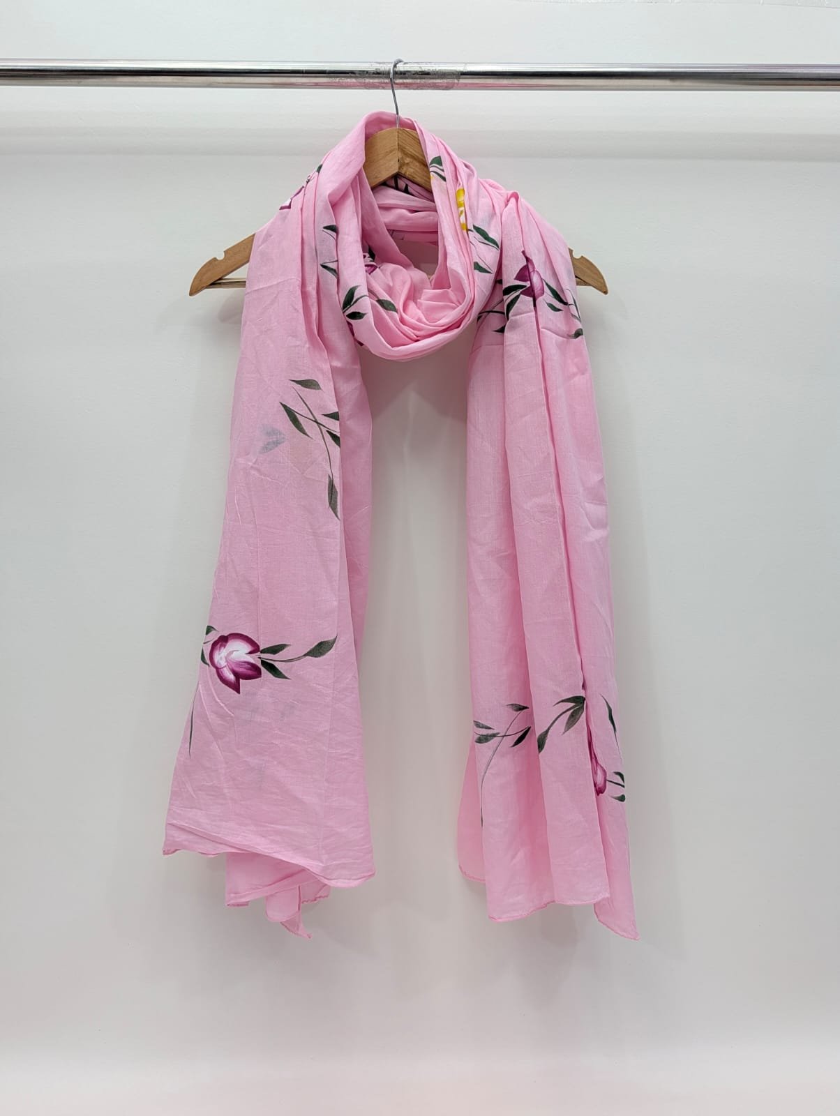 Brush Paint Cotton Dupatta