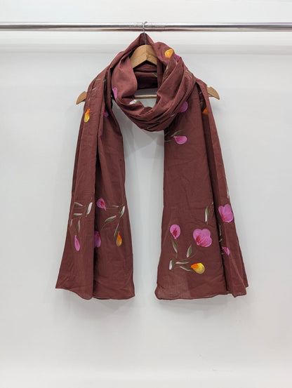 Brush Paint Cotton Dupatta