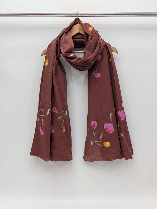 Brush Paint Cotton Dupatta