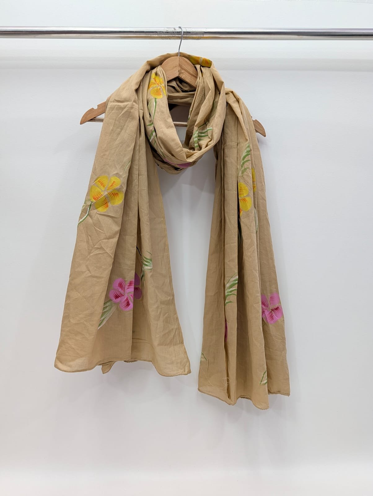 Brush Paint Cotton Dupatta