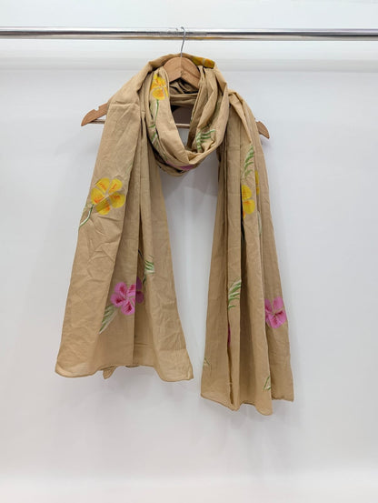 Brush Paint Cotton Dupatta