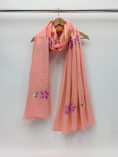 Brush Paint Cotton Dupatta