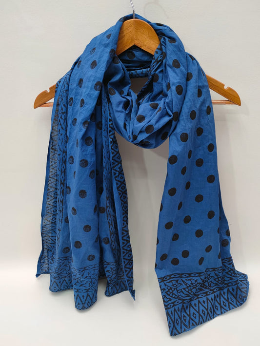 Cotton Dupattas Hand Block Print