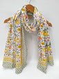 Cotton Dupattas Hand Block Print