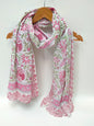 Cotton Dupattas Hand Block Print