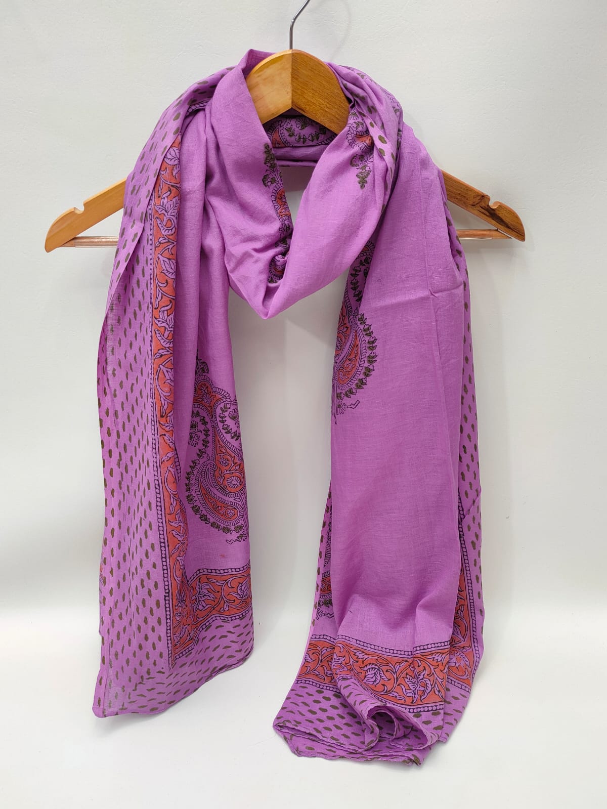 Cotton Dupattas Hand Block Print